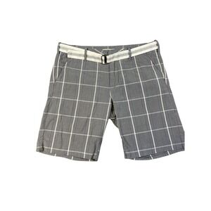 Express Photographer Mens belted shorts 30W Classic fit preppy